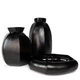 Guaxs Vase KARAKOL, black